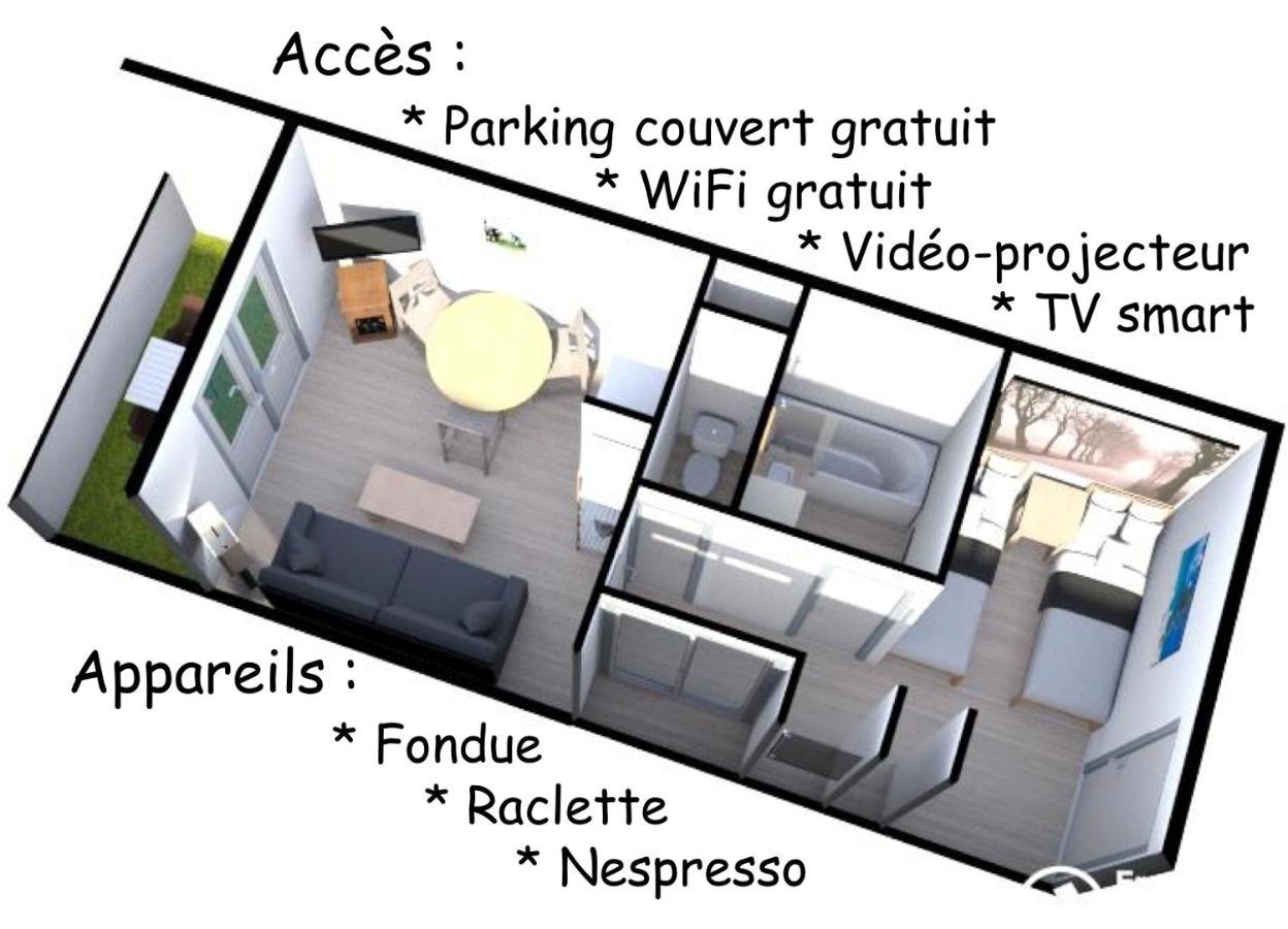 Superb View+Swim Pool+Smart Tv+Netflix+Projector Apartment Huez Exterior foto